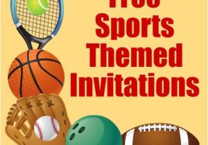 Boys Sports Birthday Invitations Free Printable Sports Birthday Party Invitations Templates