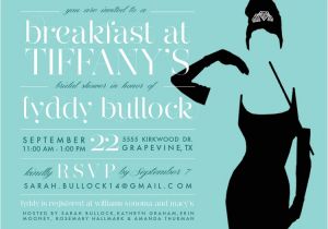 Breakfast at Tiffany S Bridal Shower Invitations Template A Breakfast at Tiffany’s Bridal Shower