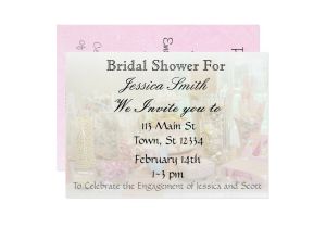 Bridal Display Shower Invitation Wording Pink Candy Display Bridal Shower Invitation Zazzle