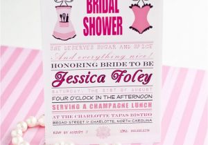 Bridal Shower and Bachelorette Party Invitations Bridal Shower Party themes anders Ruff Custom Designs Llc