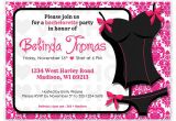 Bridal Shower and Bachelorette Party Invitations Lingerie Bridal Shower Invitations Template Resume Builder