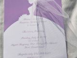 Bridal Shower E Invites Bridal Shower Invitations Bride Silhouette by