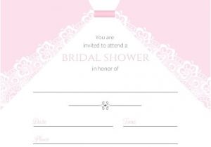 Bridal Shower Email Invitations White Wedding Dress Fill In the Blank Bridal Shower Invite