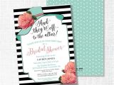 Bridal Shower Hat Invitations Big Hat Bridal Shower Invitation they 39 Re Off to the by
