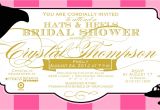 Bridal Shower Hat Invitations Bridal Shower Invitations Bridal Shower Invitations Hat theme