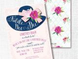 Bridal Shower Hat Invitations Fiddle Dee Dee Big Hat Bridal Shower Invitation by