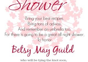Bridal Shower Invitation Examples Invitation Regrets Sample Gallery Invitation Sample and