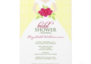 Bridal Shower Invitation Examples Sample Bridal Shower Invitations Wording