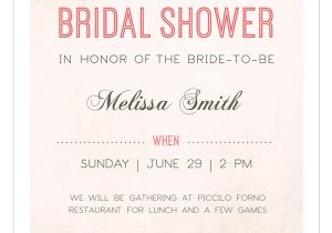 Bridal Shower Invitation format 30 Best Bridal Shower Invitation Templates