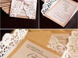 Bridal Shower Invitation Ideas Homemade Diy Lace Invitations Wedding Diy Pinterest