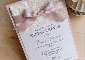 Bridal Shower Invitation Ideas Homemade Luxury Wedding Shower Invitations Diy Ideas