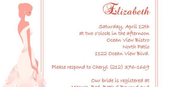 Bridal Shower Invitation Kits Elegant Frame Bridal Shower Invitation ← Wedding
