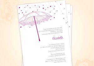 Bridal Shower Invitation Kits Umbrella Bridal Shower Invite ← Wedding Invitation