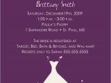 Bridal Shower Invitation Messages Bridal Shower Party Invitations Party Ideas