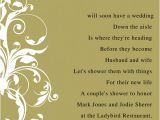 Bridal Shower Invitation Poem Invite Poems