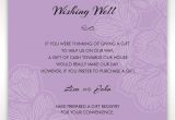 Bridal Shower Invitation Wording Ideas Wishing Well Wishing Well Wording for Wedding Invitations