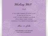 Bridal Shower Invitation Wording Ideas Wishing Well Wishing Well Wording for Wedding Invitations