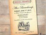 Bridal Shower Invitations Alice In Wonderland theme Alice In Wonderland Bridal Shower Invitation Vintage Mad