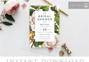 Bridal Shower Invitations Australia Bridal Shower Invitation Instant Download Bridal Shower
