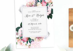 Bridal Shower Invitations Australia Native Floral Wedding Invitations Sail and Swan