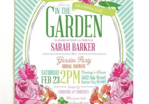 Bridal Shower Invitations Garden Party theme 25 Best Ideas About Garden Party Invitations On Pinterest