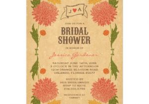 Bridal Shower Invitations Garden Party theme Bridal Shower Invitations Bridal Shower Invitations