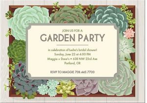 Bridal Shower Invitations Garden Party theme Invitations Archives Ultimate Bridesmaid