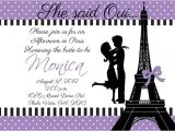 Bridal Shower Invitations Paris theme 4 Ideas to Make Your Wedding as Unique as You are