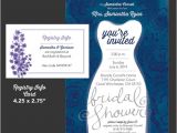 Bridal Shower Invitations Registry Information Bridal Shower Invitation and Registry Info Card by