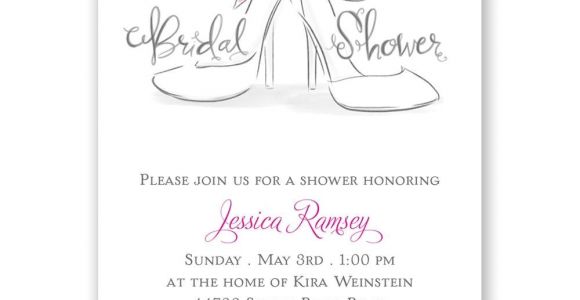 Bridal Shower Invitations Shoes Wedding Shoes Mini Bridal Shower Invitation