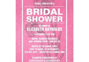 Bridal Shower Invitations Uk Rustic Pink Bridal Shower Invitations