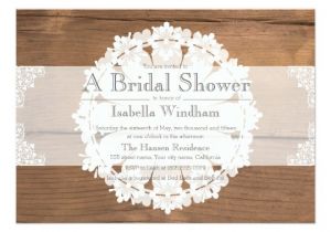 Bridal Shower Invitations Under $1 Rustic Lace Bridal Shower Invitation