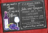 Bridal Shower Invitations Wine theme Printable Wine theme Couples Coed Wedding Shower Invitation I
