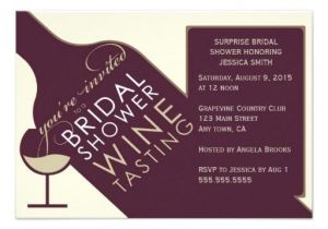 Bridal Shower Invitations Wine theme Vintage Wine themed Bridal Shower Invitations