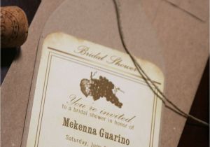 Bridal Shower Invitations Wine theme Wedding Invitations Cards Wording Wedding Invitation