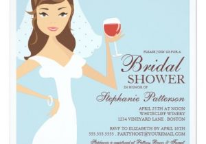 Bridal Shower Invitations Wine theme Wording Modern Bride Wine theme Bridal Shower Invitation