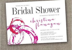 Bridal Shower Invitations Wine theme Wording Wine themed Bridal Shower Invitations Template Resume