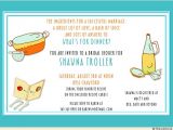 Bridal Shower Invitations with Recipe Cards Wording Kitchen Bridal Shower Invitation Cooking themed Retro