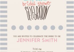 Bridal Shower Invite Text Cupcake Bridal Shower Invitation