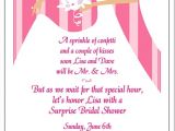 Bridal Shower Invite Text Wedding Invitation Templates and Wording