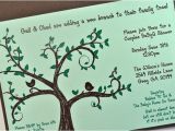 Bridal Shower Money Tree Invitation Wording Gail Family Tree themed Baby Shower by Down2earthpaperworks