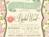 Bridal Shower Tea Party Invitations Etsy Tea Party Bridal Shower Invitation by Rawkonversations On