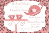 Bridal Shower Tea Party Invitations Templates Bridal Shower Tea Party Invitations Bridal Shower Tea