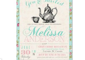 Bridal Shower Tea Party Invitations Templates Tea Party Invitation Templates to Print