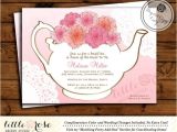 Bridal Tea Party Invitations Free Bridal Tea Party Invitation Bridal Shower Invite Baby
