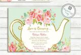 Bridal Tea Party Invitations Free Love is Brewing Bridal Shower Invitation Garden Tea