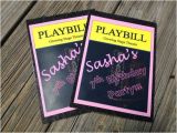 Broadway themed Party Invitations 17 Best Images About Sasha 39 S Broadway Birthday Party On
