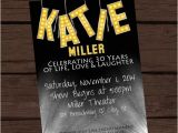 Broadway themed Party Invitations Items Similar to Broadway Inspired Birthday Invitation
