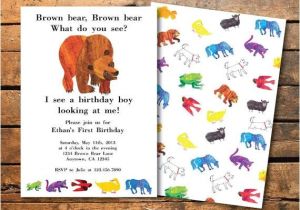 Brown Bear Brown Bear Birthday Party Invitations 23 Best Brown Bear Brown Bear 1st Birthday Images On
