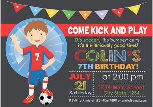 Bubble soccer Party Invitations Bubble soccer Birthday Invitation Bubble soccer by